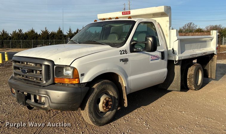 1999 Ford F350 Super Duty  dump bed pickup truck - ET4084