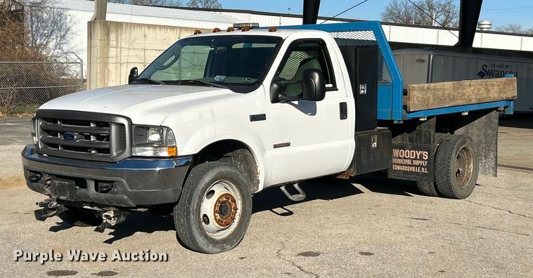 2004 Ford F550 XL Super Duty dump flatbed truck - ET6801