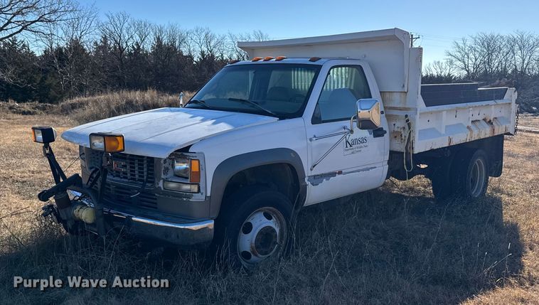 1998 GMC Sierra C3500 dump bed pickup truck - FB0528