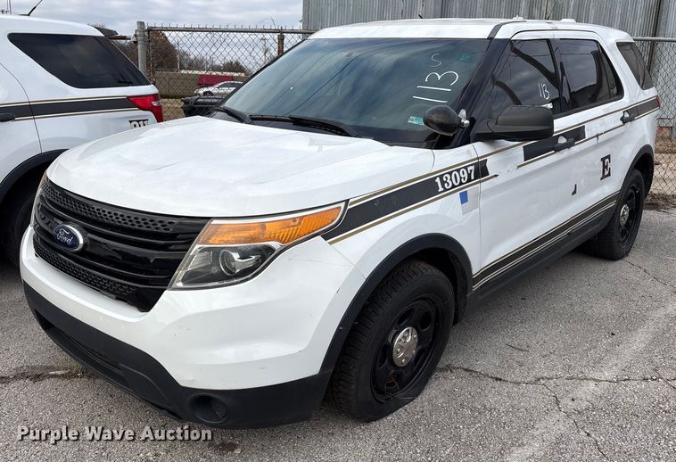 2013 Ford Explorer Police Interceptor SUV - FB8528