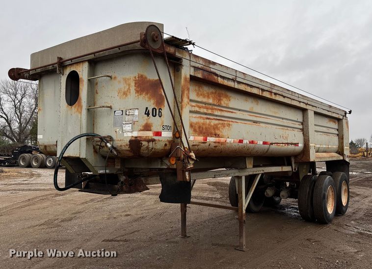 1994 Clement HL2623 end dump trailer - EV3349