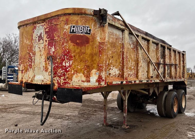 1987 Hilbilt 24-29 end dump trailer - EV3352