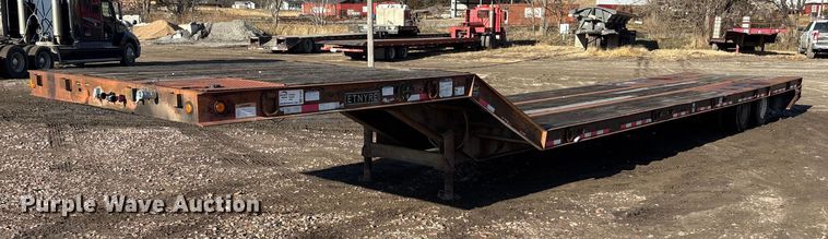 1996 Etnyre SR35TL-T1 drop deck equipment trailer - FG1653