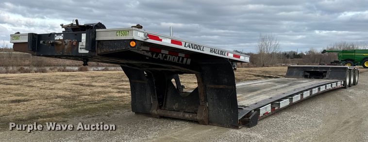 2014 Landoll Hauloll 835 lowboy equipment trailer - NB9026