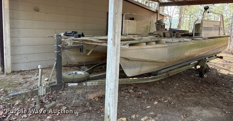 1992 Sundancer pontoon boat - ET7479