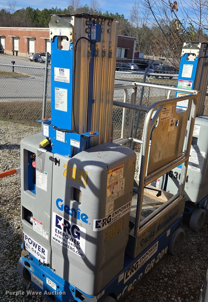 Genie GR20 Scissor or Vertical Lift Prices. How Much Does a Genie