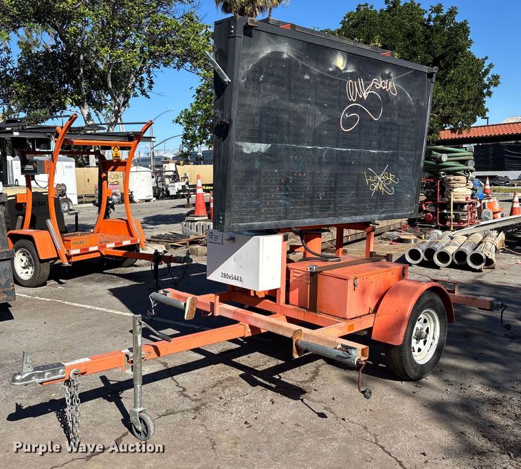 2014 Wanco DS-A1-30 message board trailer - DW1254