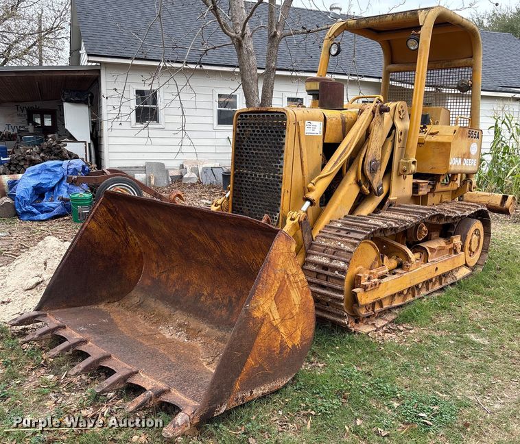 1984 John Deere 555A track loader - EA7169