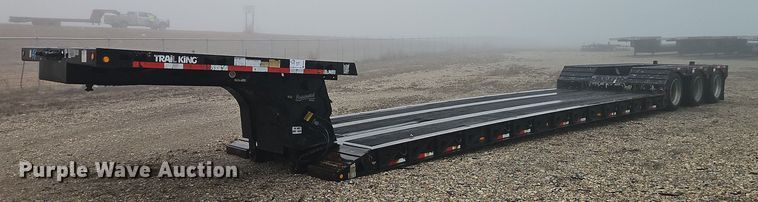 2012 Trail King Industries TK70HG-492 lowboy equipment trailer - EB8483
