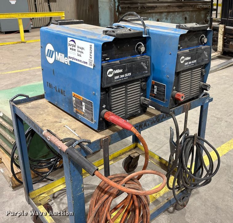 Miller XMT 304 CC/CV (2) Miller XMT 304 CC/CV welders - EF6295