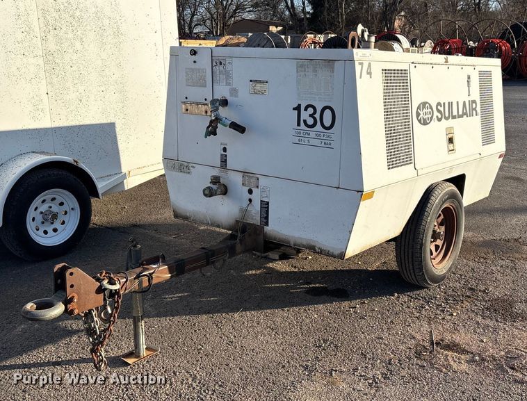 Sullair 130 DPO JD air compressor - EG8325