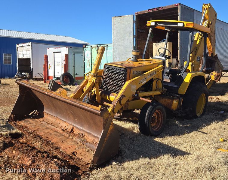 1991 John Deere 310D backhoe - ET1159