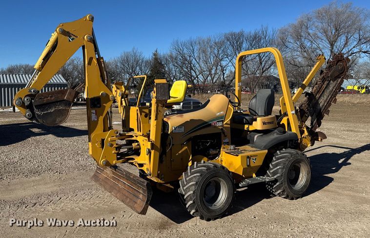 2012 Vermeer RTX550 trencher with equipment trailer - FB0538