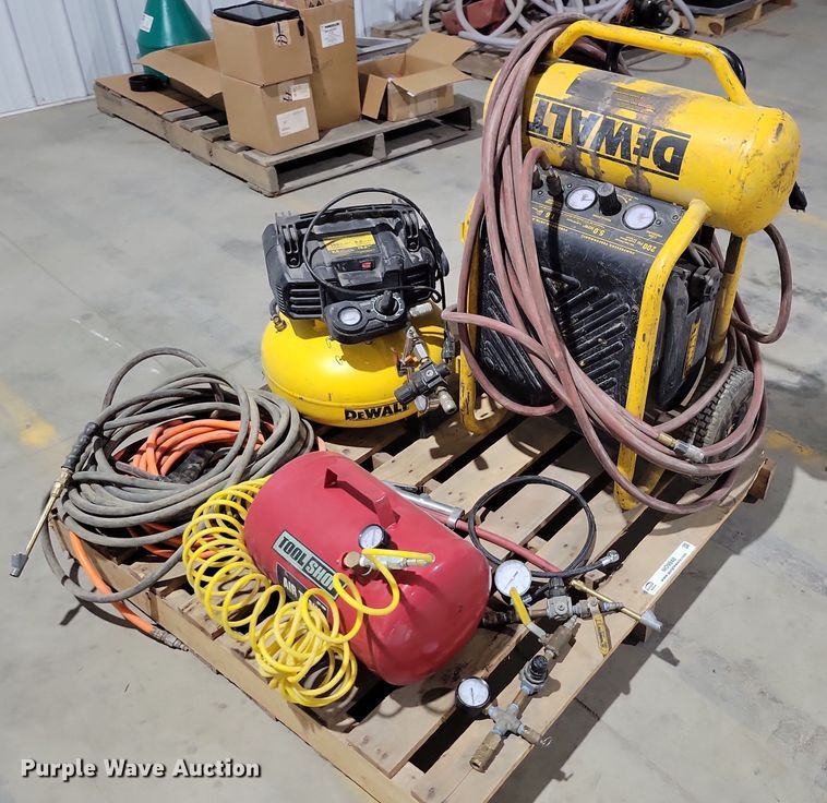(2) DeWalt air compressors - NO9848