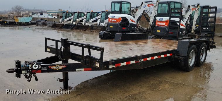 2018 H&H H8220IL-140 equipment trailer - NO9873