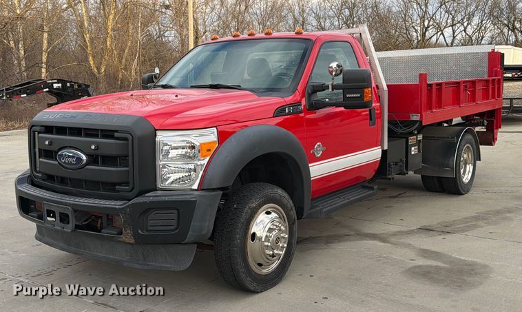 2016 Ford F550 hook lift truck - DX5931