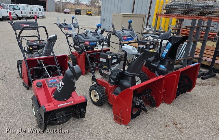 (5) snow blower - DZ3799