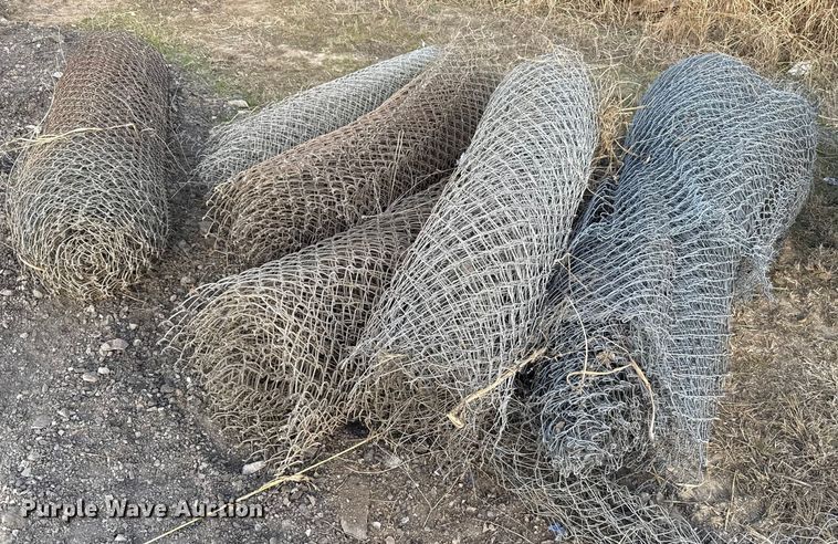(6) rolls of chain-link fence - ES5634