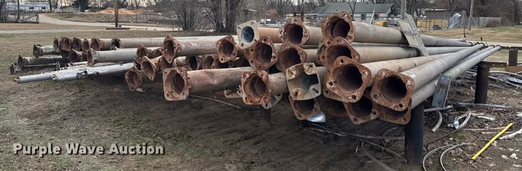 Approximately 125 The Union Metal Mfg. A-11 L light pols - ES5635