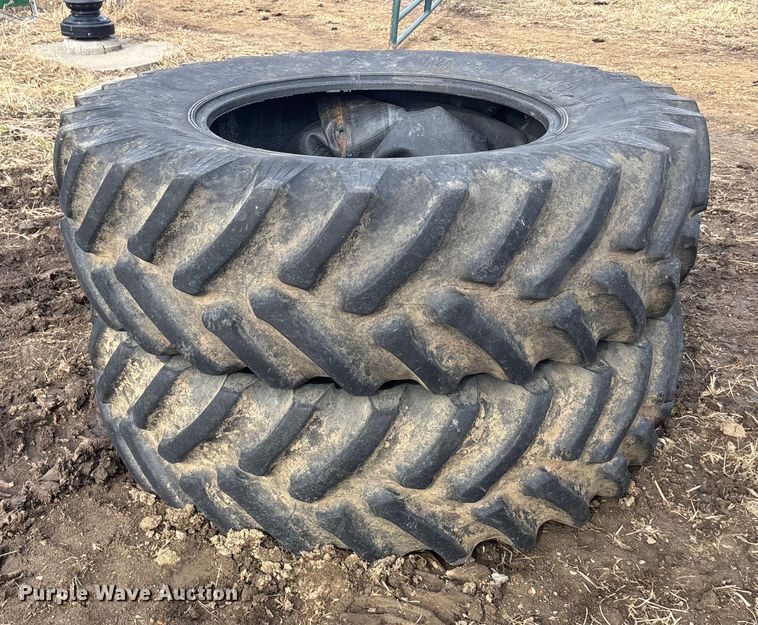 (2) Armstrong 18.4R34 tires - OE9318