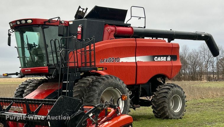 2005 Case IH 8010 Axial-Flow RWA combine - YA1792