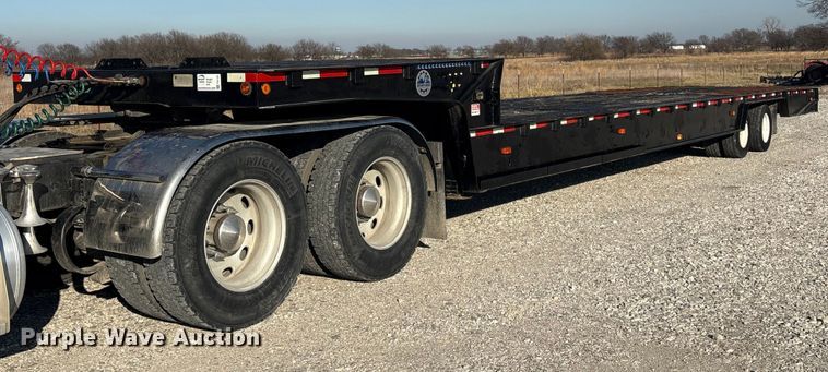 2001 Trail King TK70HT-482 drop deck equipment trailer - FI0120
