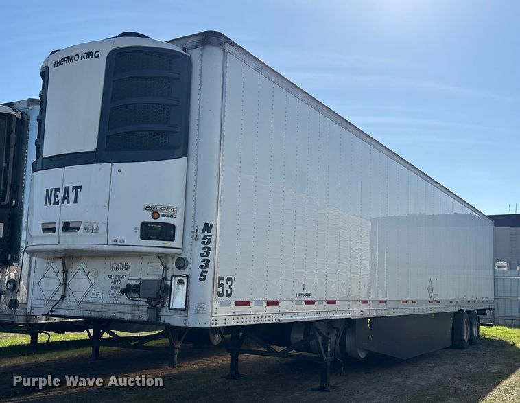 2017 CIMC 1RLR5305 refrigerated van trailer - YA1369