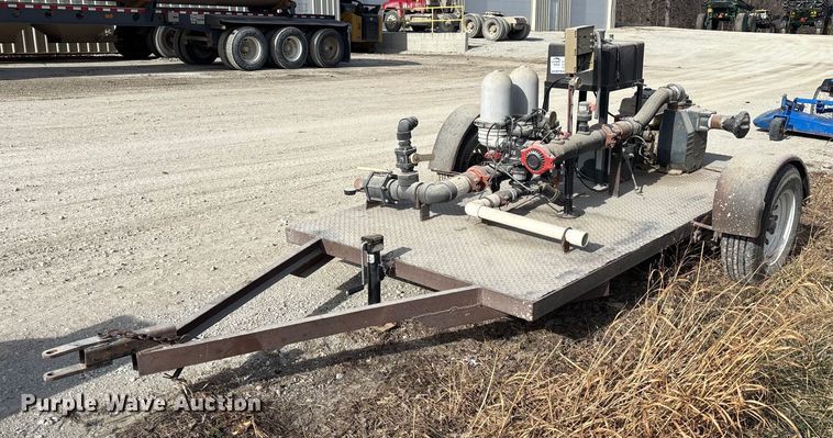 Shop built pump trailer - EA2266