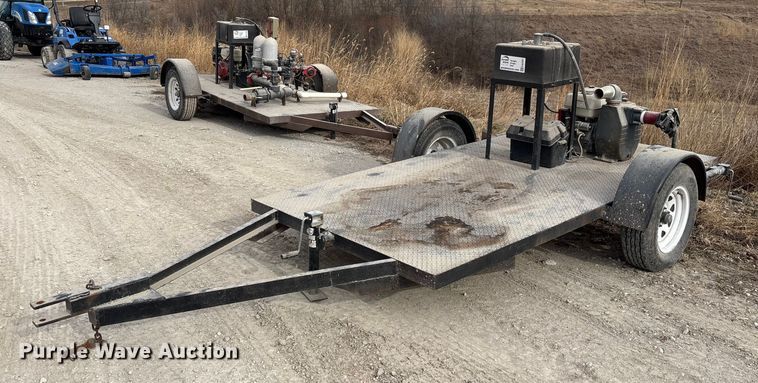 Shop built pump trailer - EA2267
