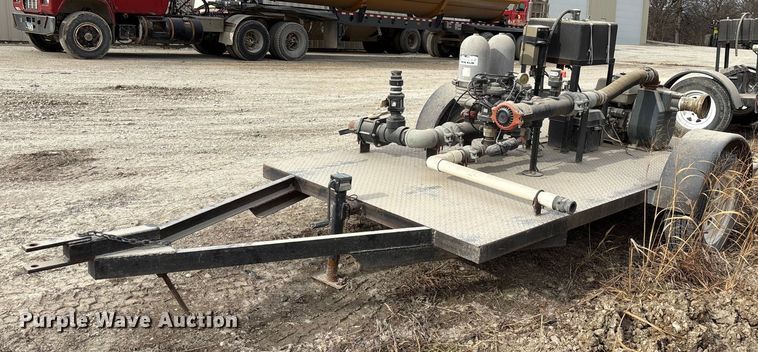 Shop built pump trailer - EA2268