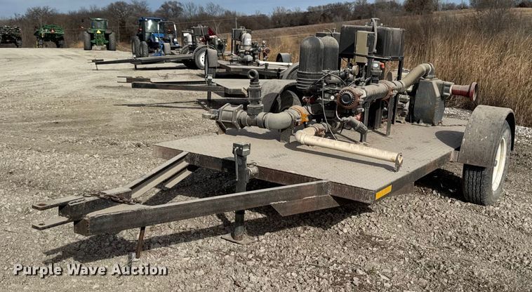 Shop built pump trailer - EA2270