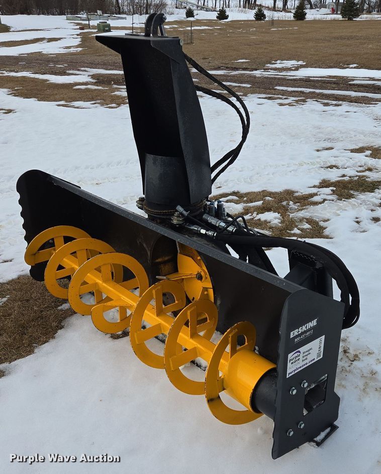 Erskine 2020 skid steer snow blower - EB1231