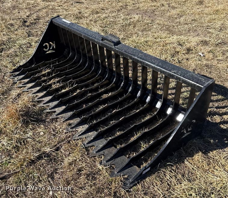 KC skid steer rock bucket - EN0219