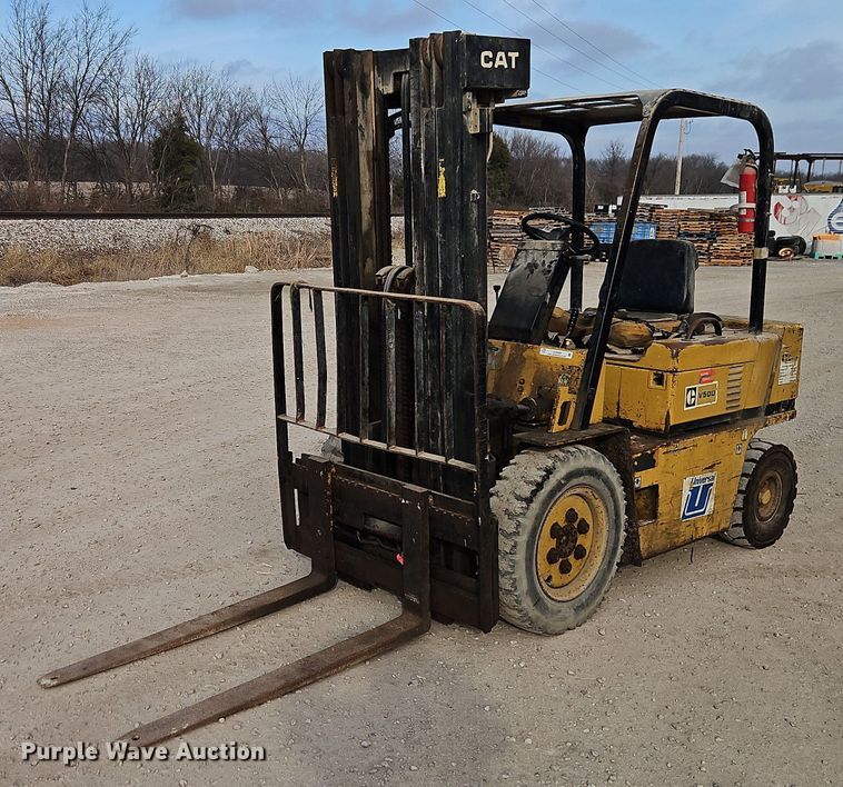 1989 Caterpillar V50D forklift - EO4920