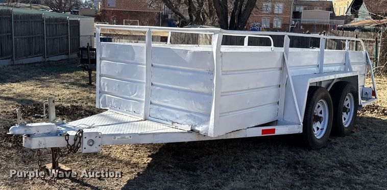 Shop built utility trailer - ES5668