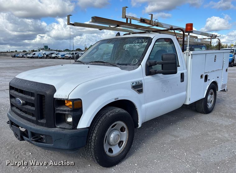 2008 Ford F350 Super Duty utility bed pickup truck - YA1964