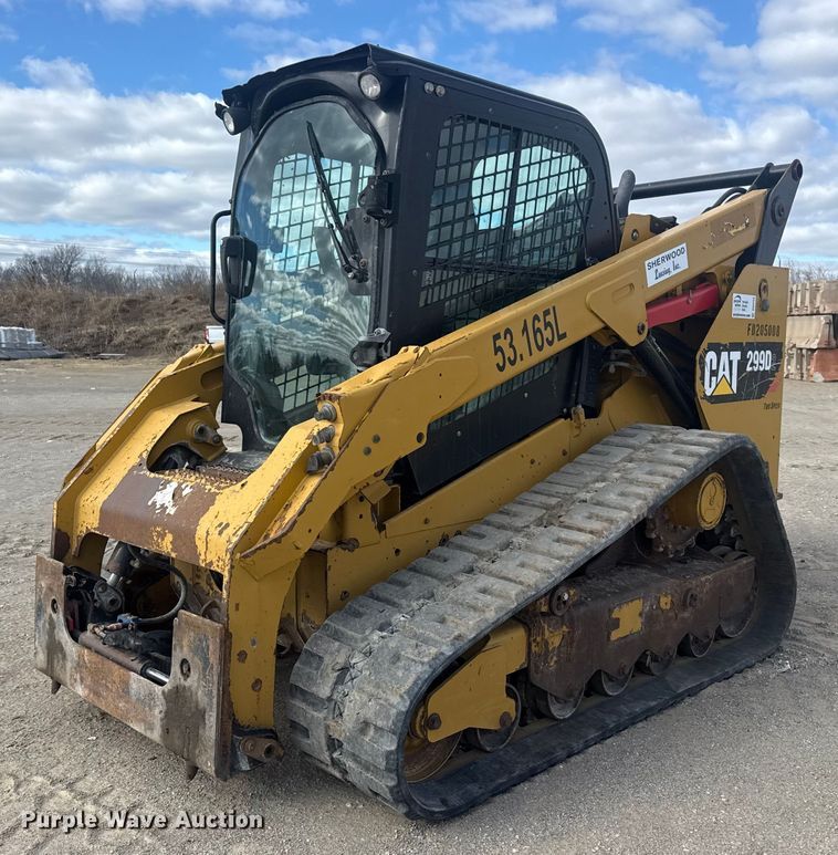 2019 Caterpillar 299D2 tracked skid steer loader - DQ4223