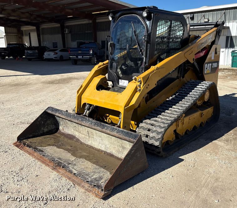 2017 Caterpillar 299D2 tracked skid steer loader - EA7142