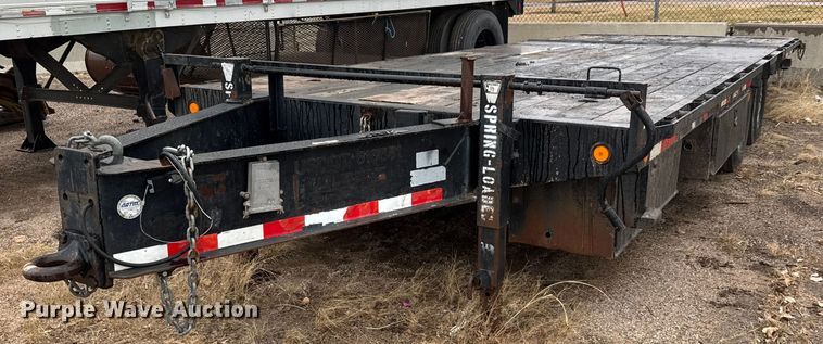 2008 Load Max tilt deck equipment trailer - EO0906