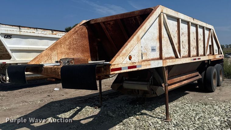 1988 Ranch manufacturing bottom dump trailer - ER2384