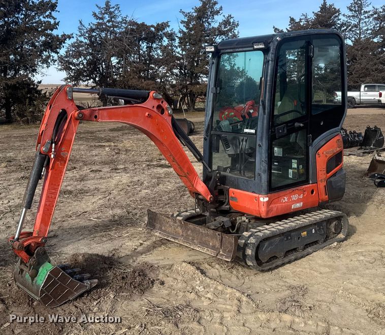 2016 Kubota KX018-4 mini excavator - FB0608