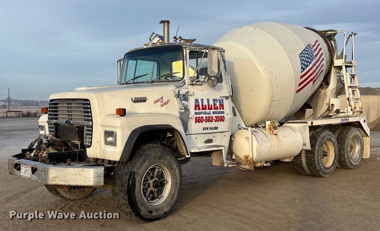 Ford Ready Mix or Pump Truck For Sale | Purple Wave Auction