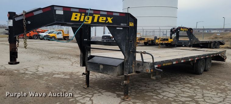 2022 BigTex 16GN equipment trailer - NO9862