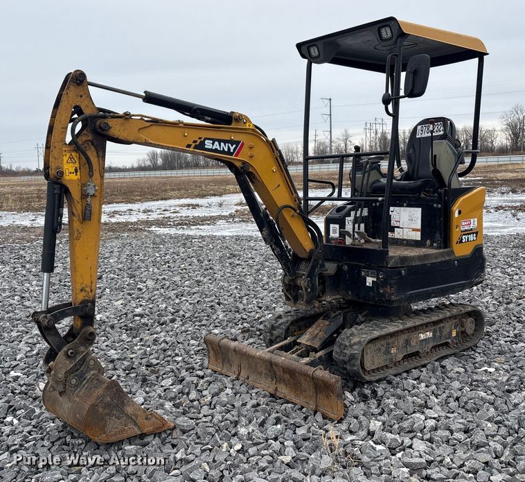 2021 Sany SY16C mini excavator - YA1835