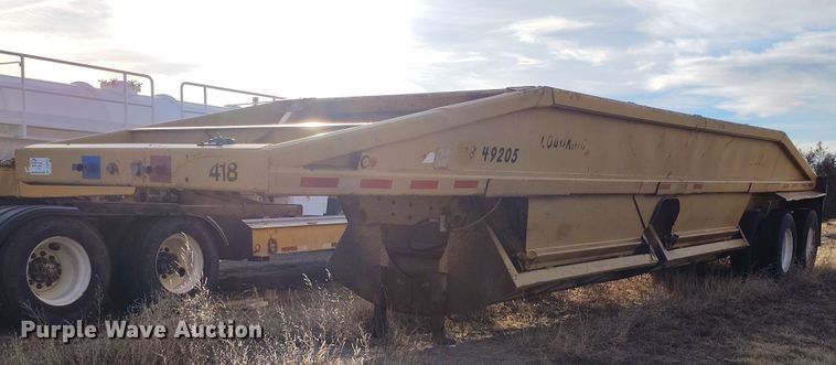 1992 Load King 2030 bottom dump trailer - DT0850