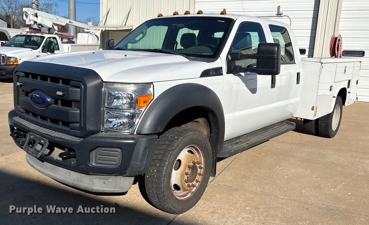 2013 Ford F450 XL Super Duty Crew Cab utility / service truck - DW7433