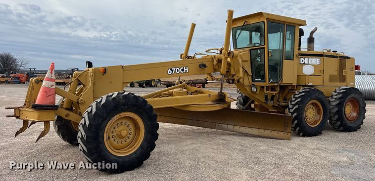 1998 John Deere 670CH motor grader - ET7489