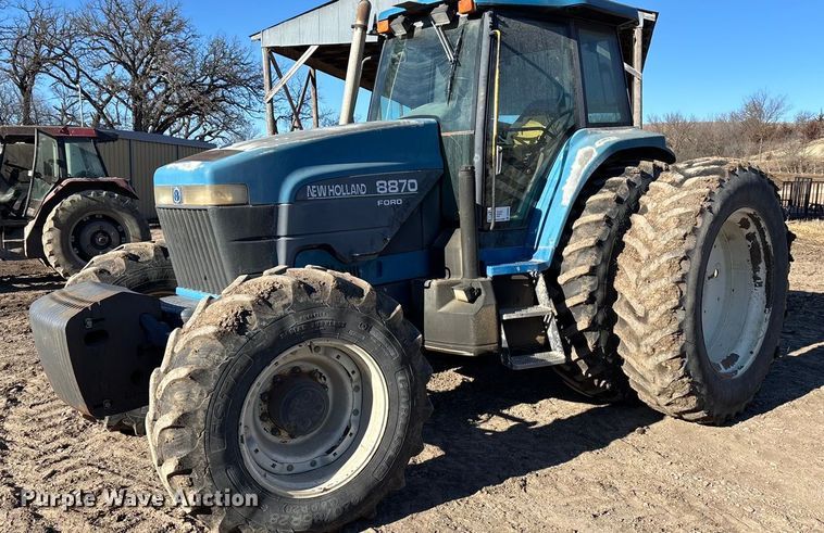 1997 New Holland 8870 MFWD tractor - DU6936