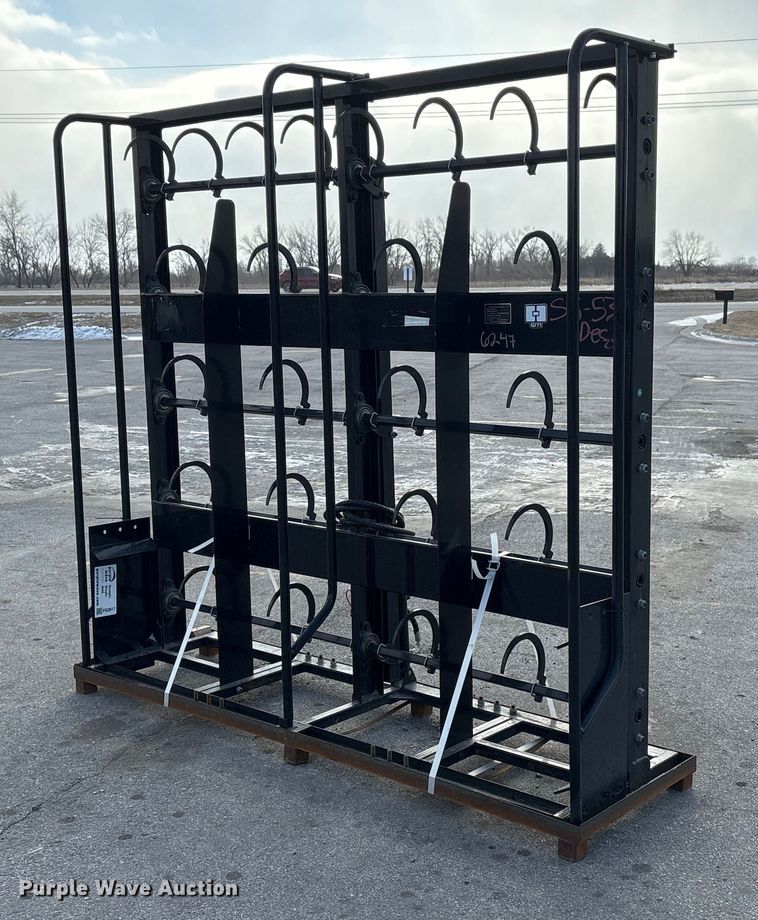 2025 Giyi HBC85 skid steer bale accumulator grapple - FG2617