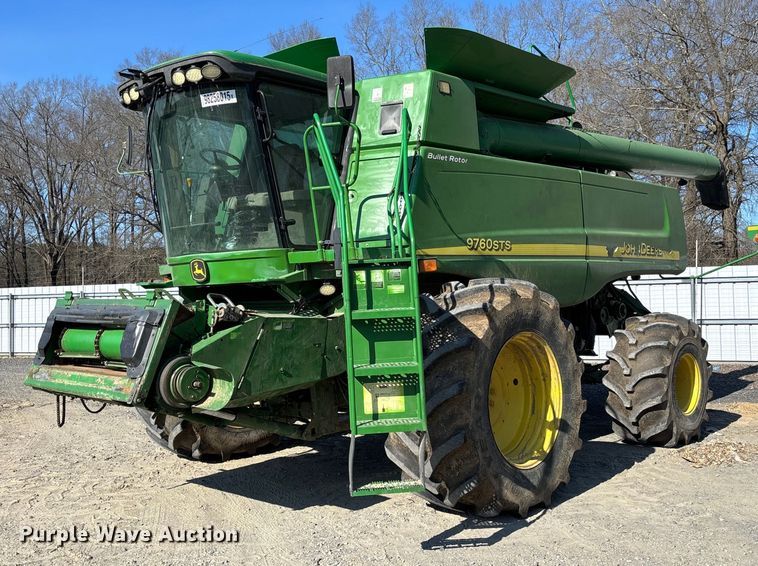 2007 John Deere 9760 STS RWA combine - YA2085